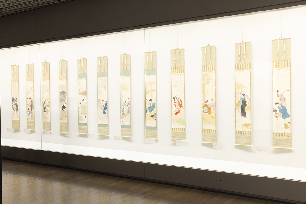 鏑木清方《明治風俗十二ヶ月》1935（昭和10）年、東京国立近代美術館、通期展示　©Nemoto Akio