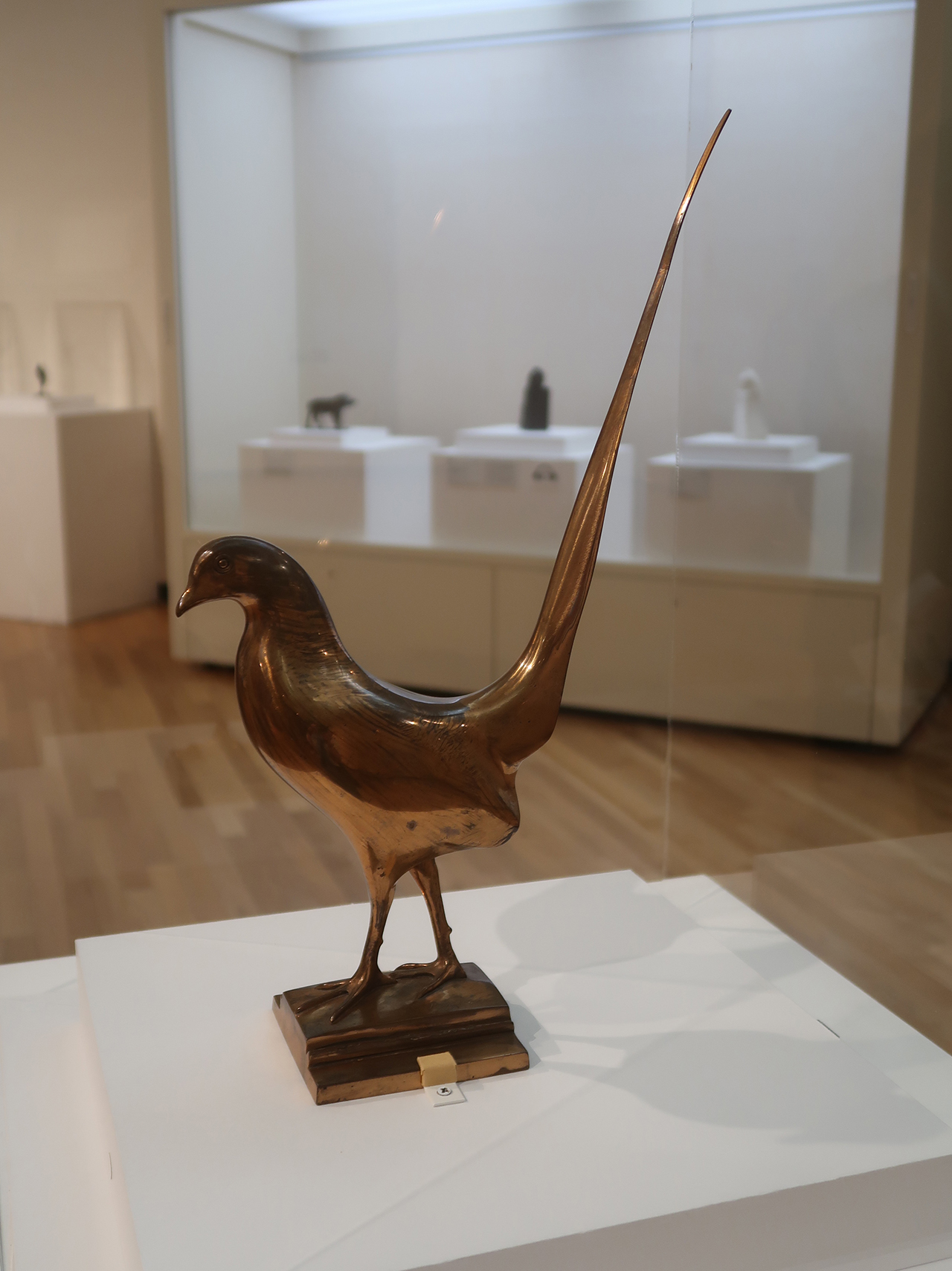 《錦鶏（キンケイ）》 1933年　磨かれたブロンズ　ディジョン美術館蔵（パリ、国立自然史博物館より寄託）