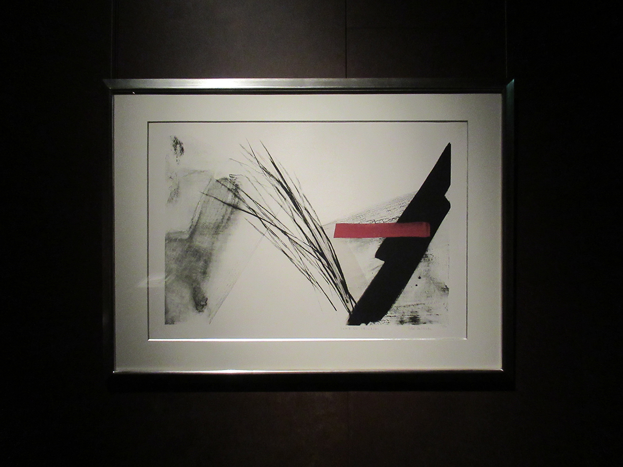 「夢の浮橋」　リトグラフ、手彩　63.5×90.5㎝　1990年
