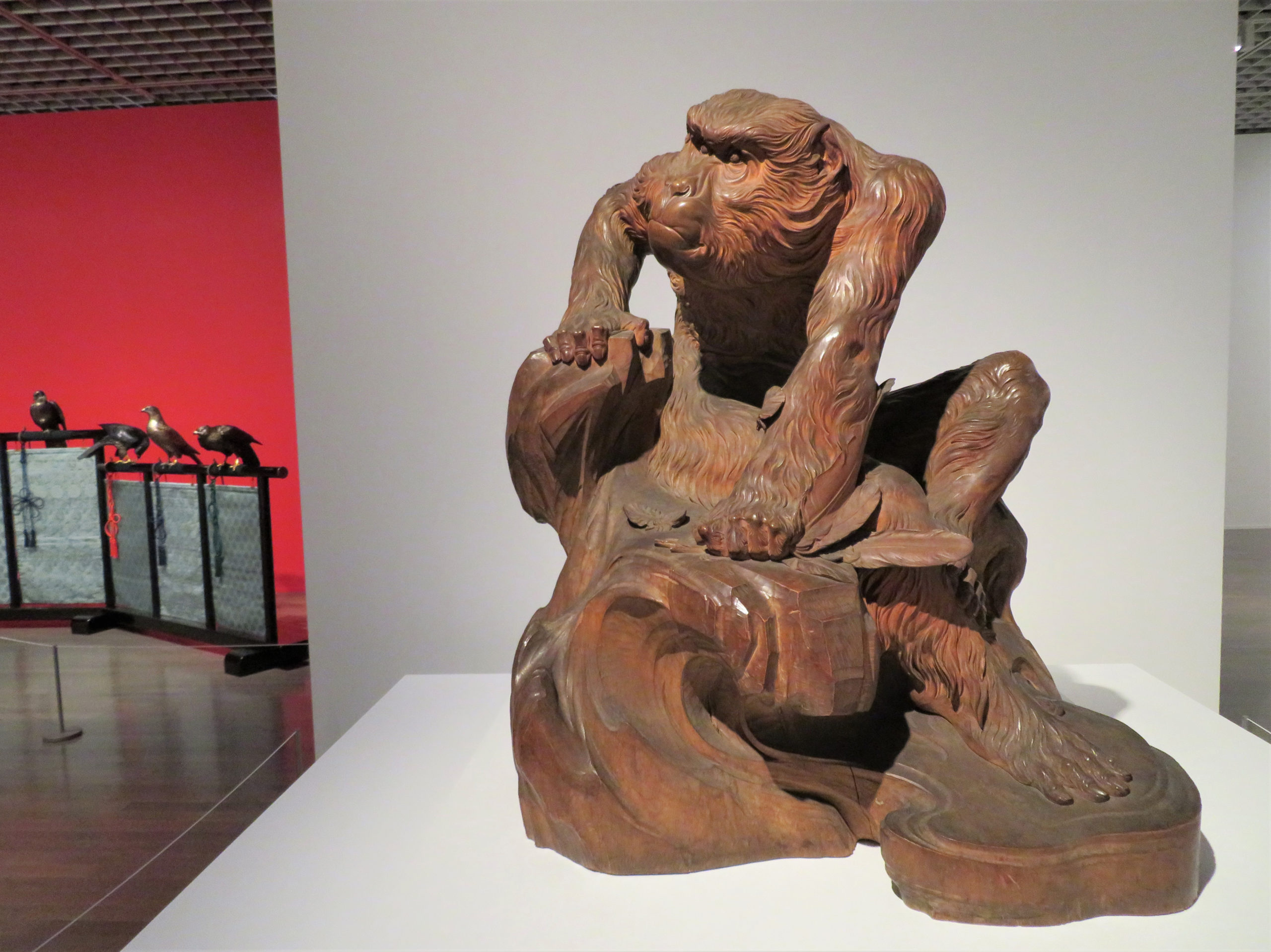 高村光雲《老猿》　重要文化財　1893（明治26）年　東京国立博物館　※通期展示