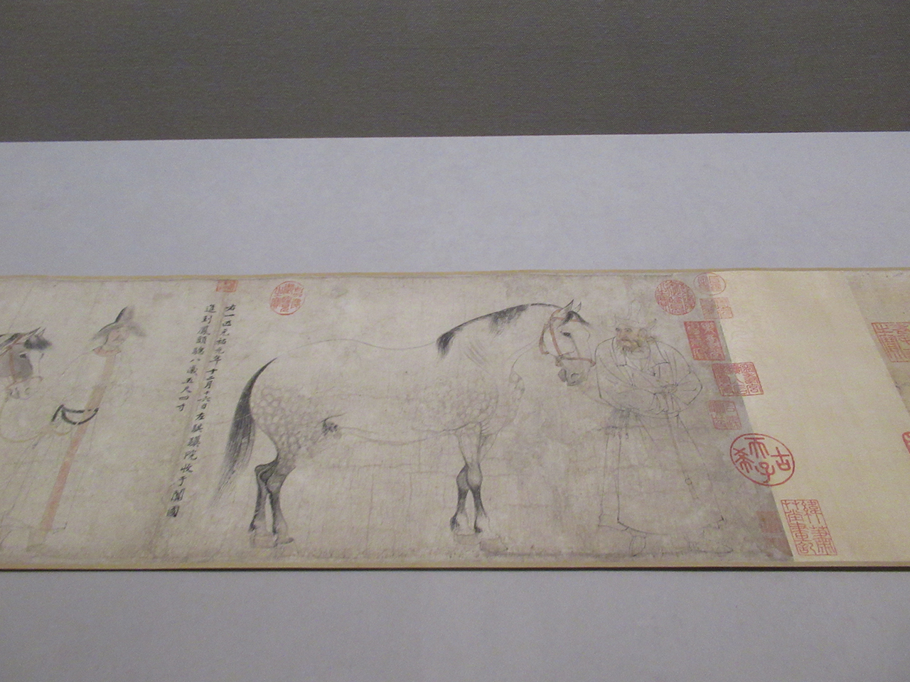 李公麟「五馬図巻」（五馬其1）重要美術品　中国・北宋時代　11世紀　東京国立博物館蔵